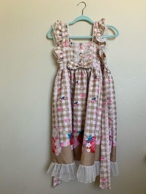 Brown and Pink Lolita dress